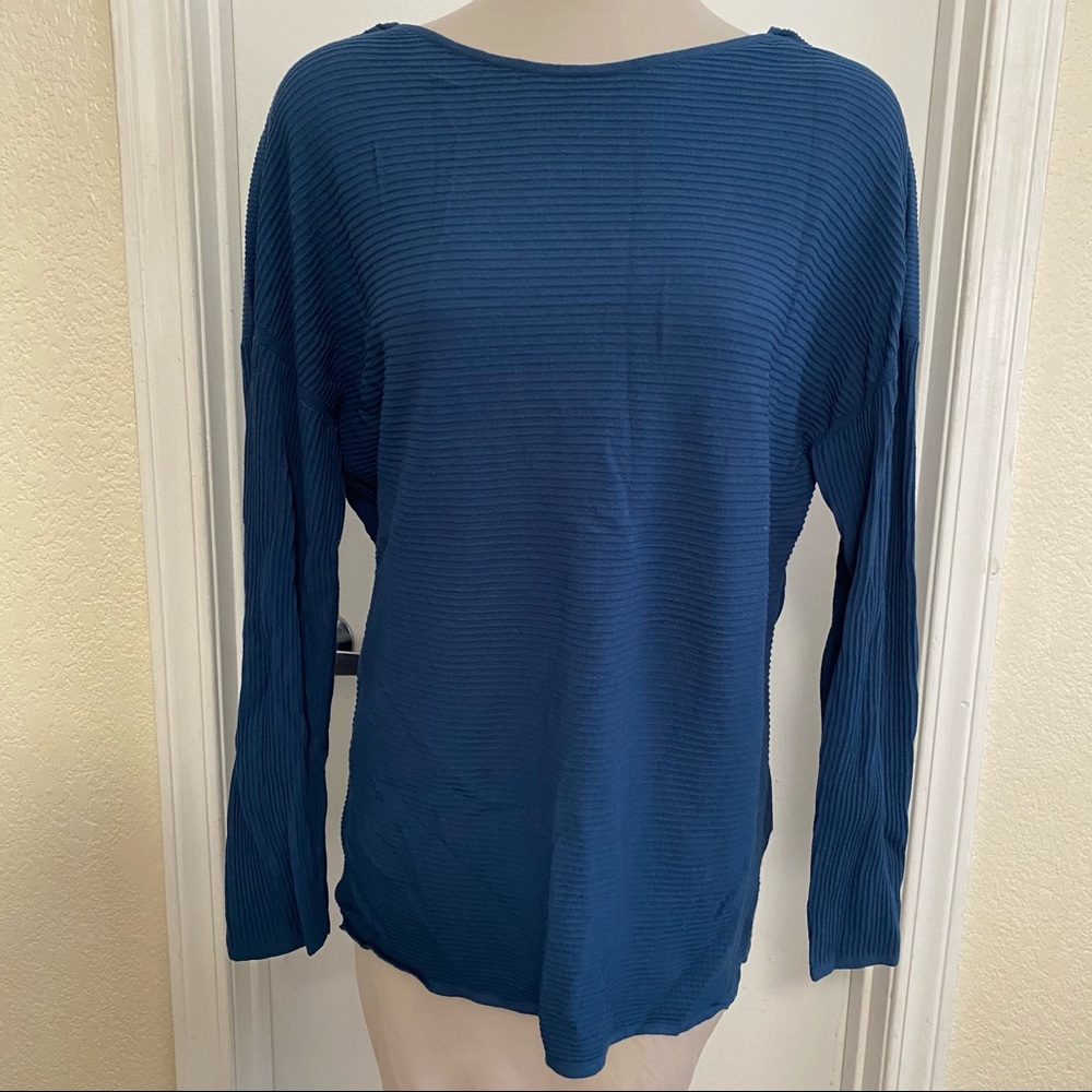 Lafayette 148 Ribbed Sweater Large